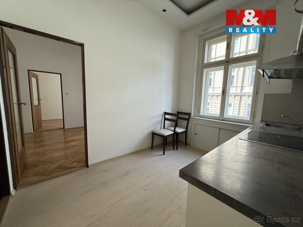 Pronájem bytu 3+1, 53 m², Praha, ul. Sladkovského náměstí - 8