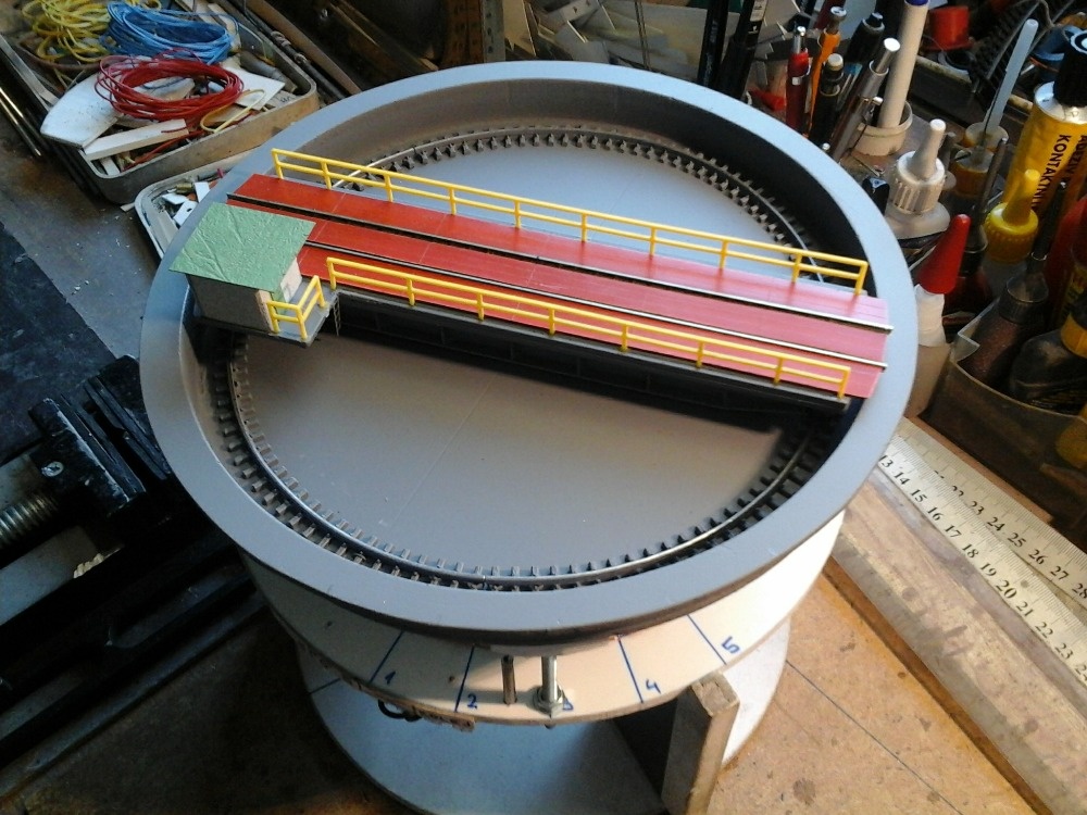 TOČNA H0 / TT, segmentová točna, přesuvna - 8