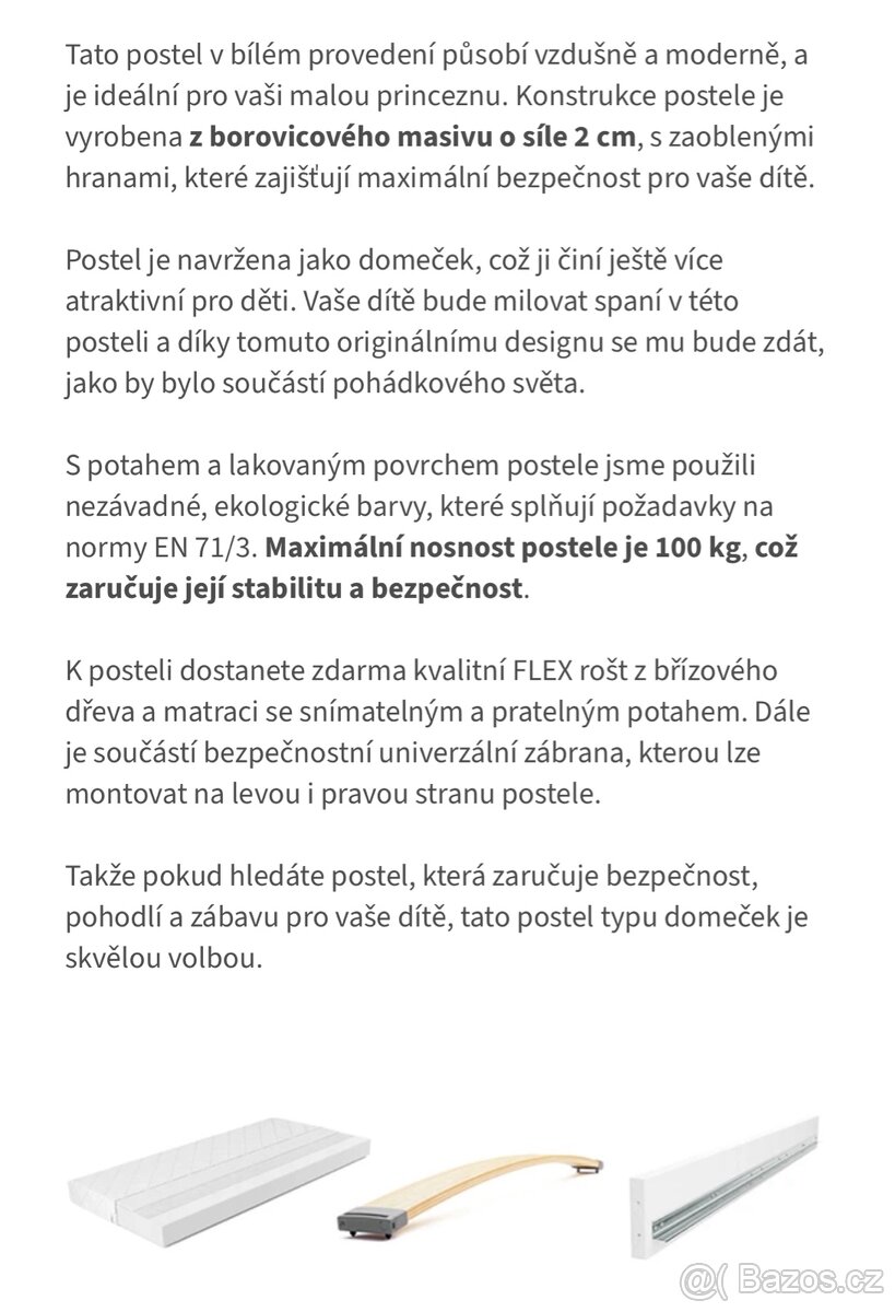 Dětská domečková postel - 8