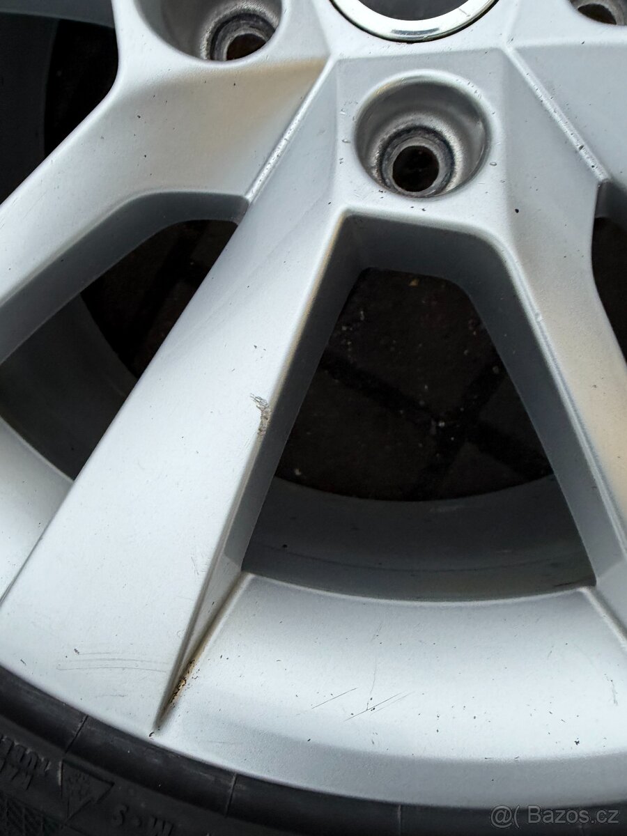 ORIGINÁL Alu Škoda Trius R17, 5x112 - ZIMNÍ PNEU - 8