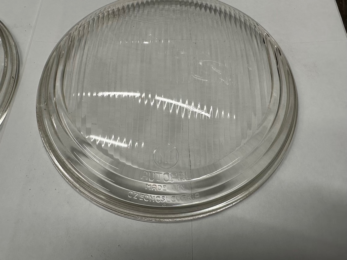 ORIG. NOVÉ sklo do predního svetla JAWA ČZ PAN/KYV, uloženka - 8