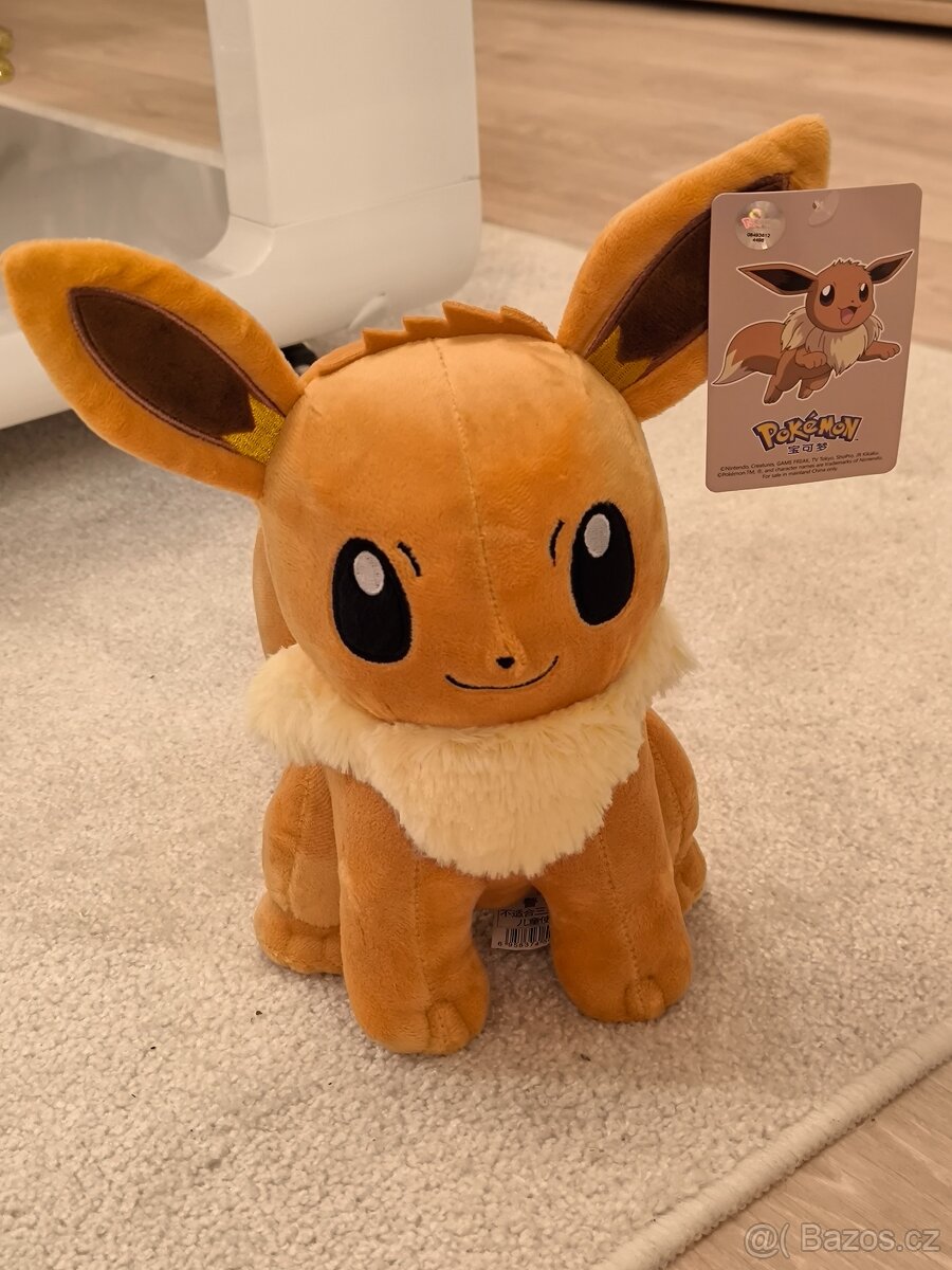 Pokemon plyšová Eevee vel 25cm kvalitní nová s vysačkou - 8