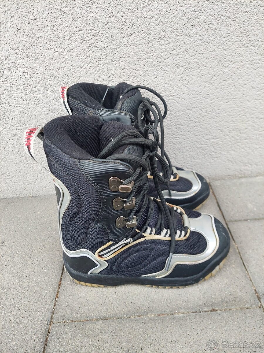 Dětský snowboard CRAZY CREEK, 120 cm + boty - 8