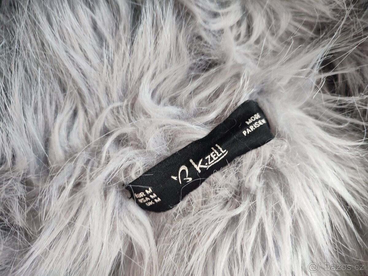 Riflová bunda s kožichem - 8