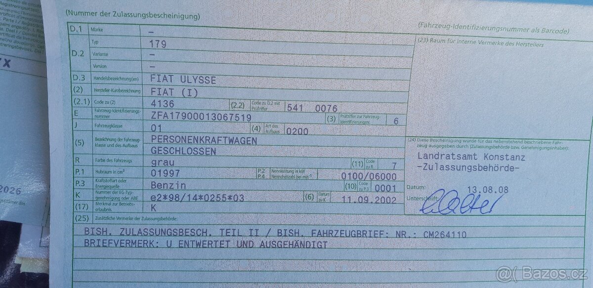 FIAT ULYSSE (7 místné) - 8