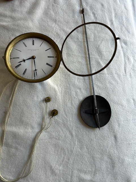 Nástěnné hodiny biedermeier - originál. - 8