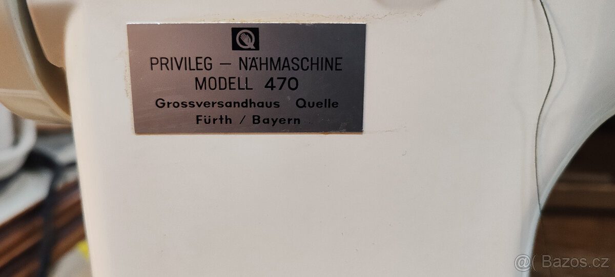 Vintage šicí stroj PRIVILEG 470 - 8