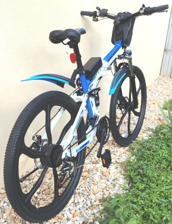 Celoodpružené skládací elektrokolo ANCHEER 250W ALU rám - 8