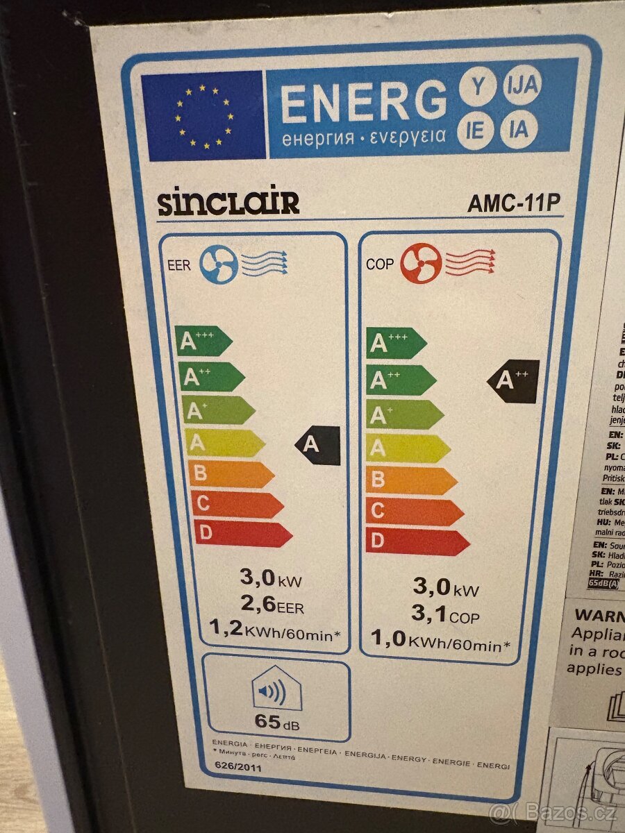 Klimatizace Sinclair AMC- 11P - 8