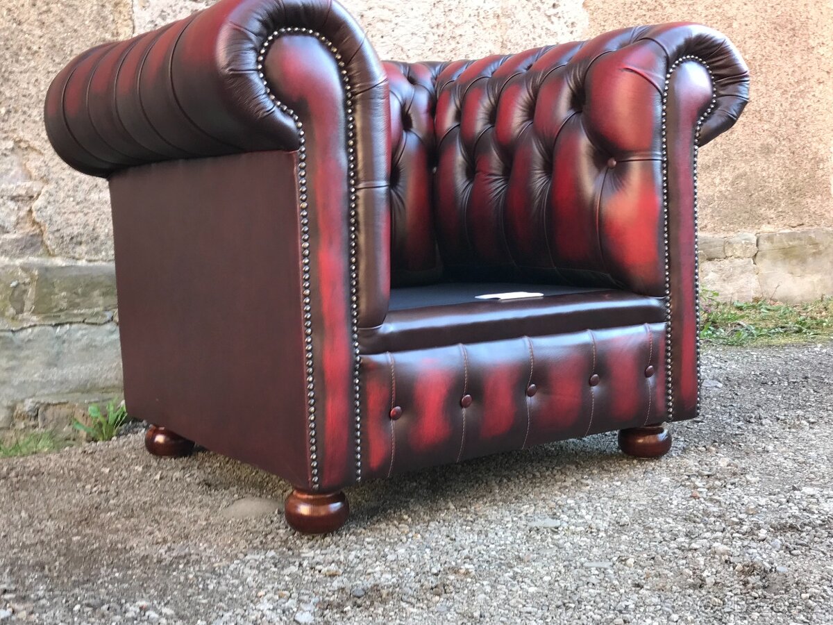 Chesterfield Anglický Originál Nový - 8