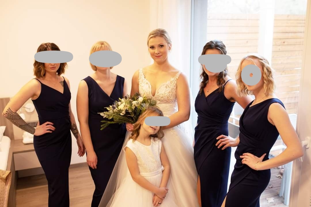 Tmavě modré šaty BÁRA styl- sexy šaty - 8