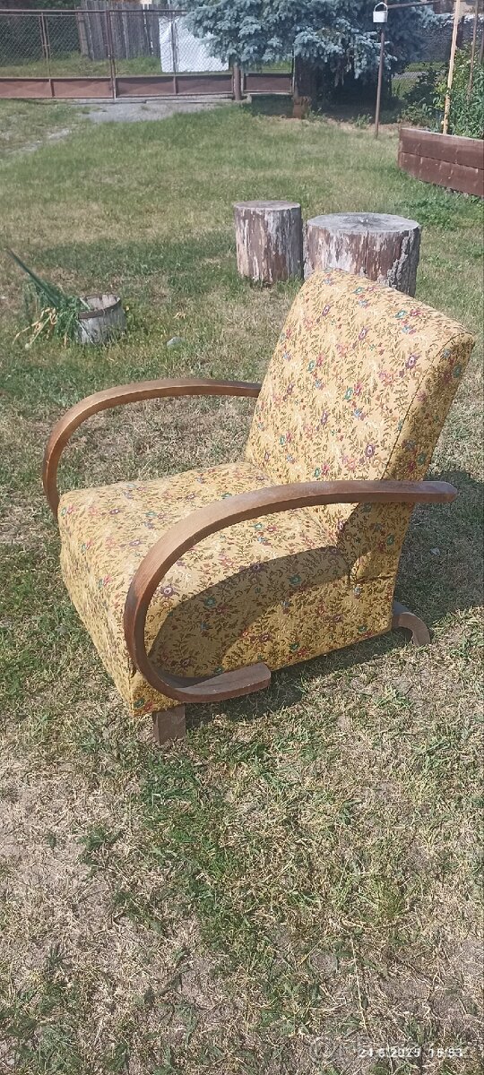 Artdeco Křeslo k renovaci - 8