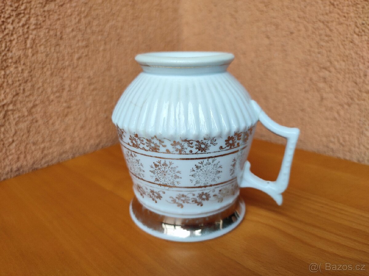 STARÝ PORCELÁNOVÝ HRNEK, MUŠLAK. - 8