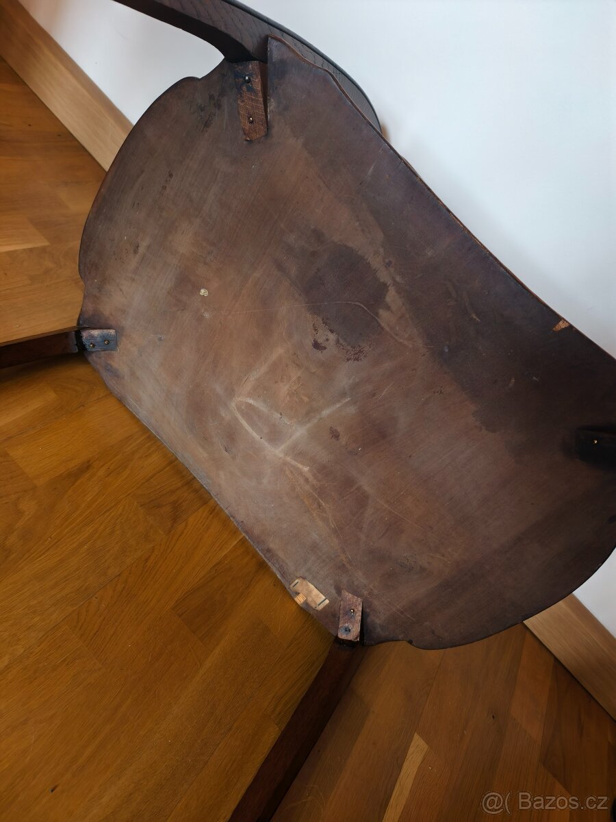 Secesní čajový stolek, etažér Gallé, Majorelle - 8