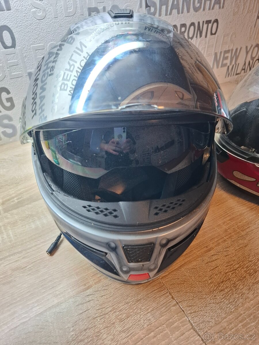 2x přilba na motorku - 8