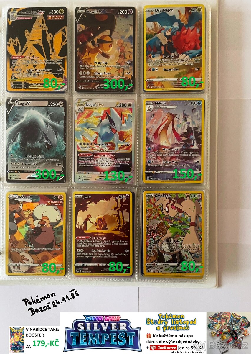 KUSOVÉ KARTY TCG POKÉMON (ORIGINÁL KARTY) (2) - 8