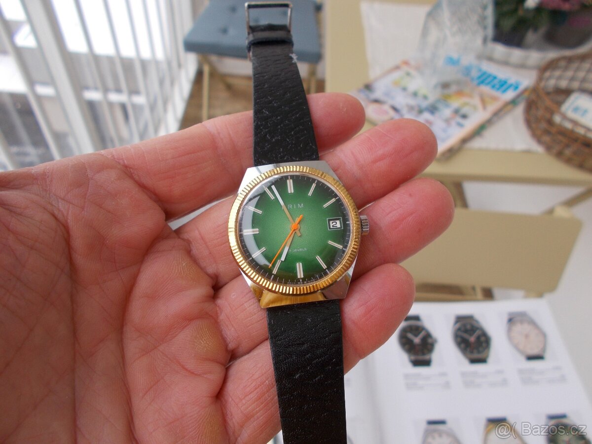 luxusni nenošene hodinky prim ala rolex rok 1981 funkcni - 8