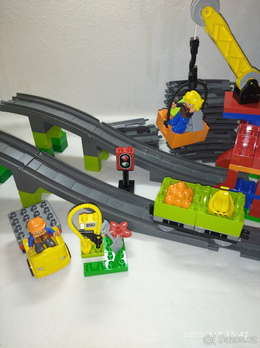 Lego duplo 10508 Nákladní vláček Deluxe, vlak - 8