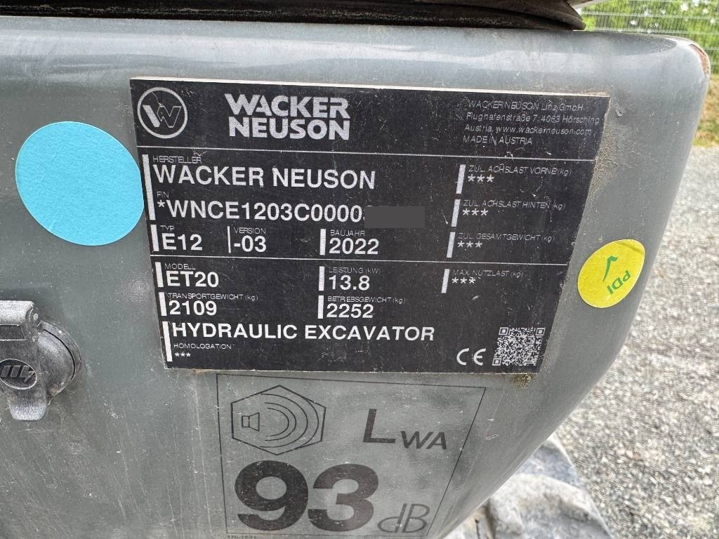 Pásový bagr Wacker Neuson ET 20 VDS - 8