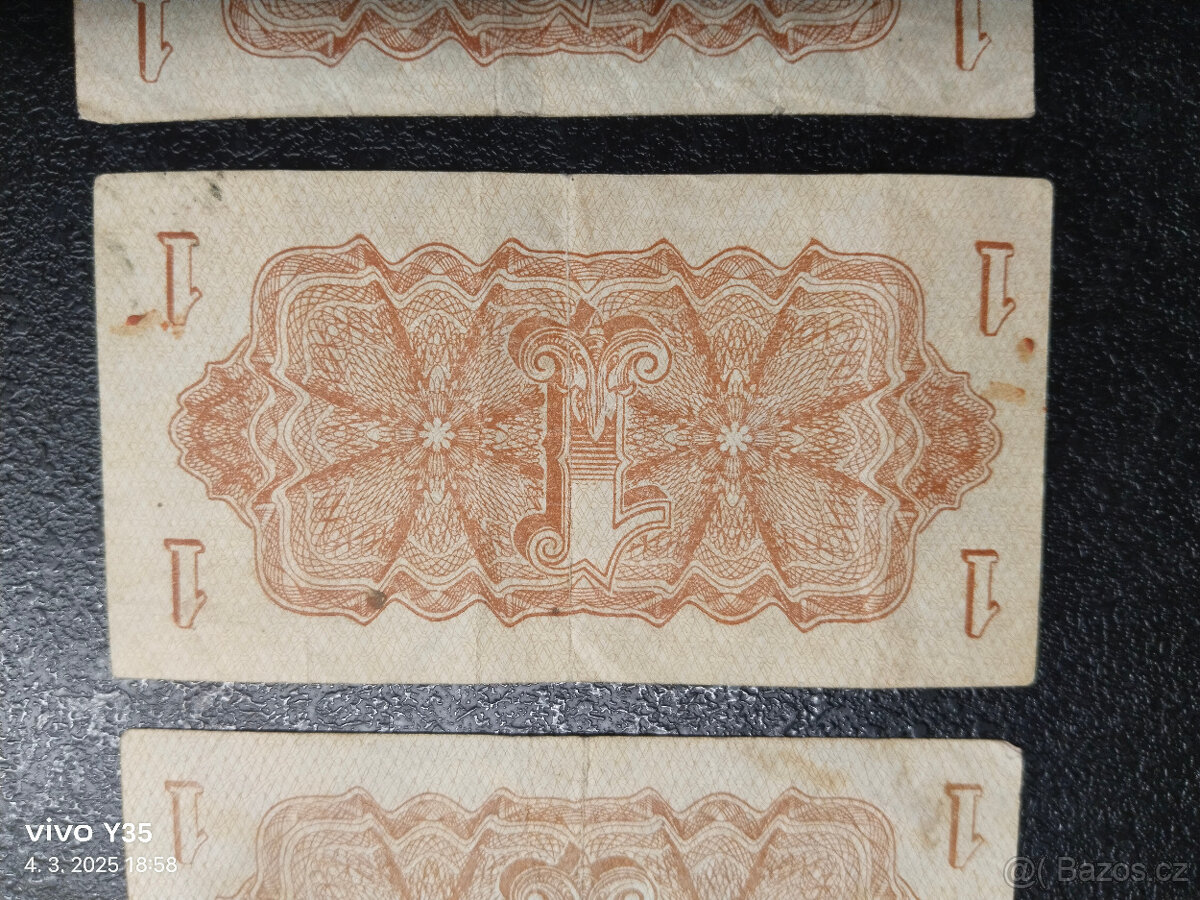 Korunové poukázky 1944 Československo - 8