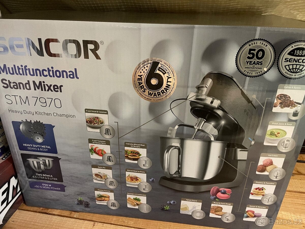 Kuchynsky robot mixer Sencor STM 7970 PAUL 1 - 8