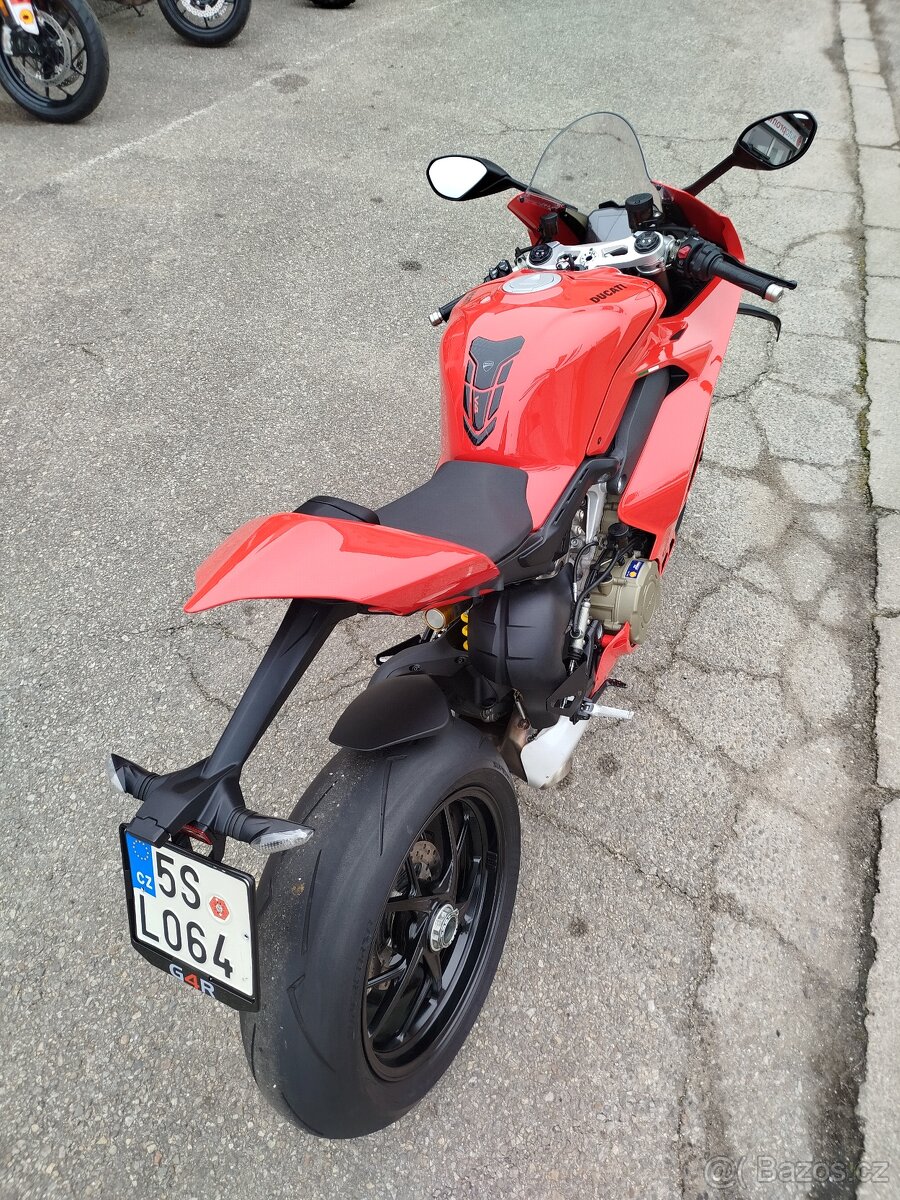 Ducati Panigale V4, ČR, ZÁRUKA, - DPH, KRÁSNÝ STAV - 8