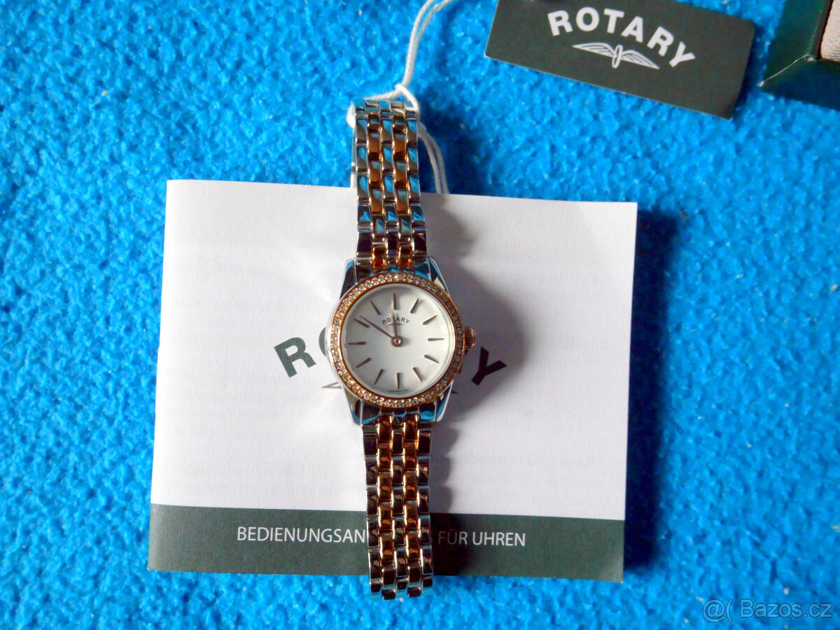ROTARY Verona sada hodinek, řetízku, náušnic, nové, -4000 Kč - 8