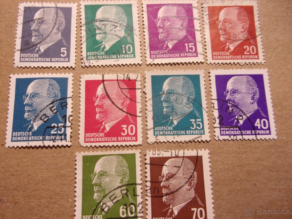 Poštovní známky DDR - 8