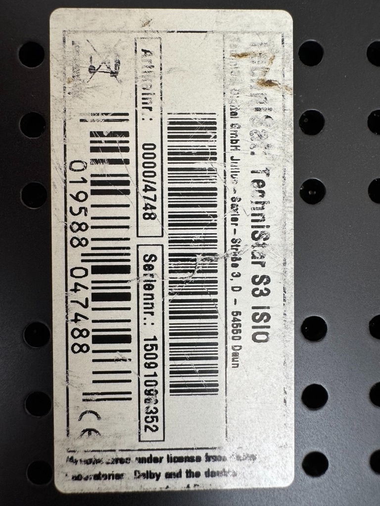 Satelitní přijímač TechniSat TechniStar S3 ISIO - 8