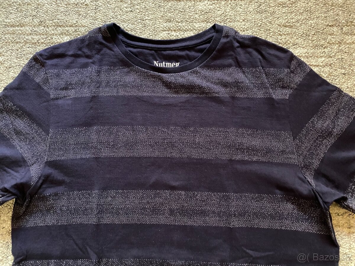 Nové pánské bavlněné triko Nutmeg - M - 8