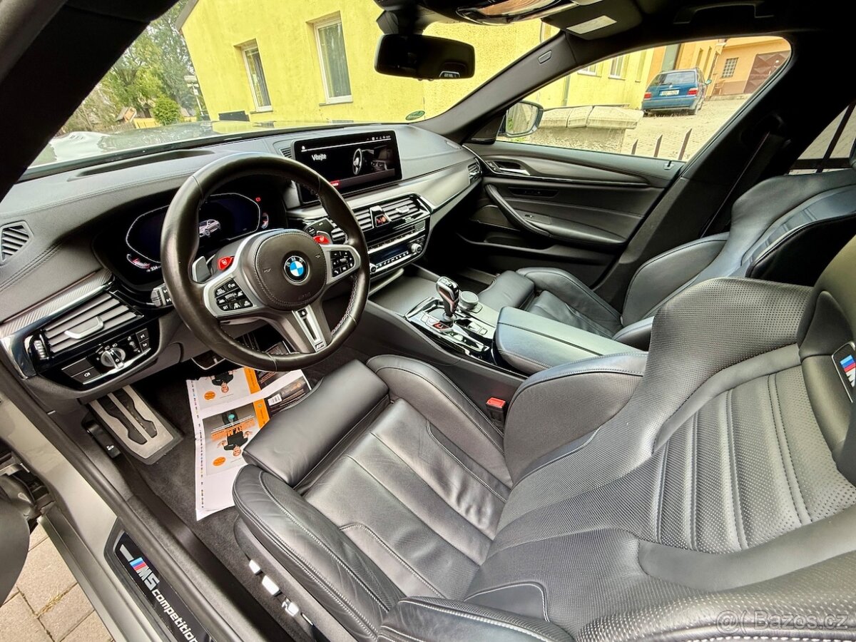 BMW M5 COMPETITION xDRIVE ZÁRUKA Koup.ČR,1.majitel,2022 TOP - 8