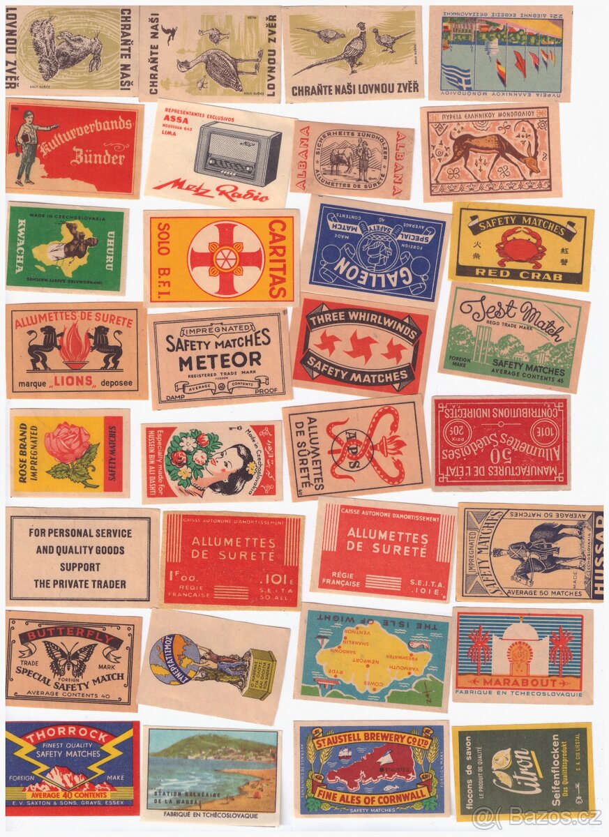 Zápalkové nálepky - 8