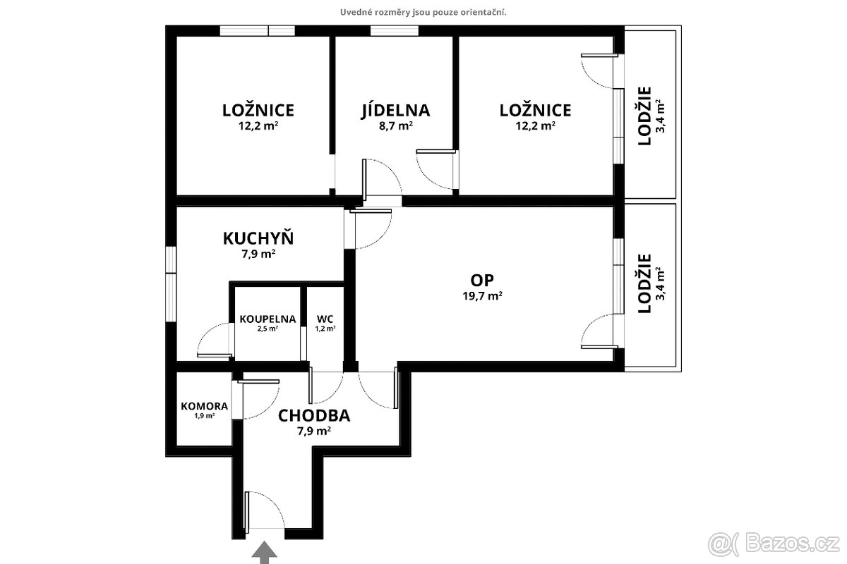 Prodej bytu 3+1+jídelna Litoměřice - 8