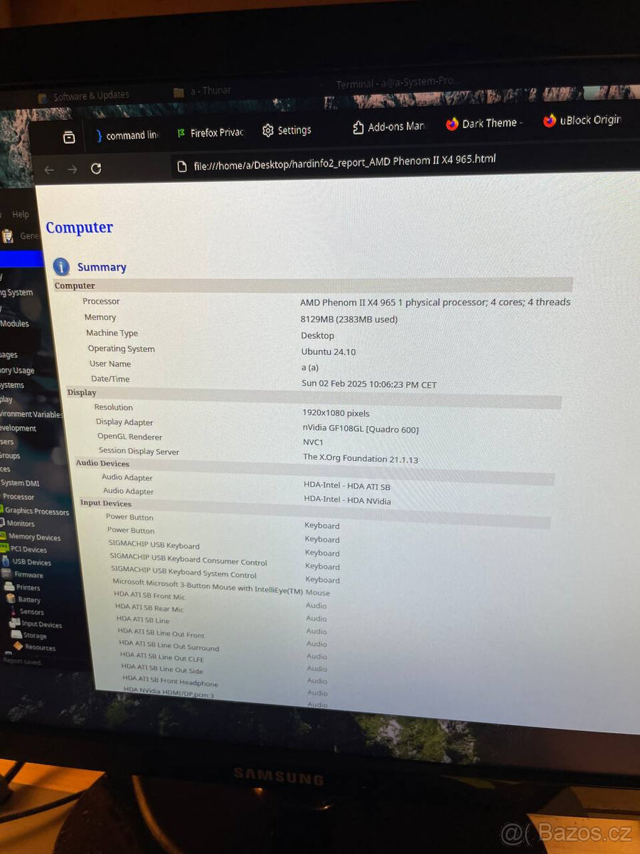 amd phenom x4965 8gb ram - 8