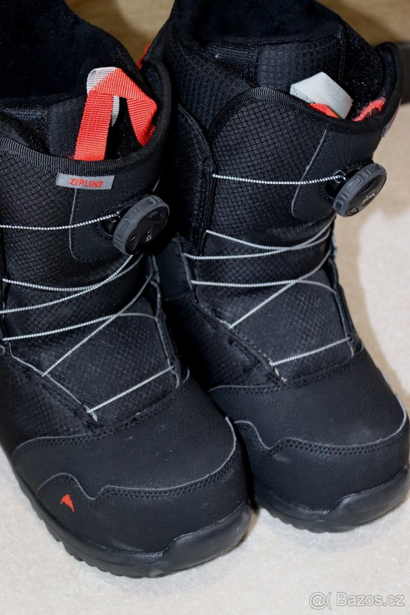 Snowboardové junior boty BURTON ZIPLINE BOA v. 40 - 8
