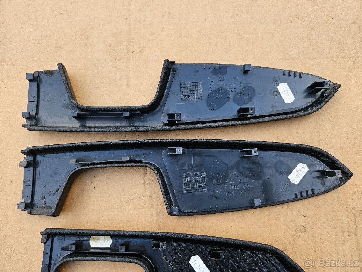 Škoda Fabia 1 měkčené madla Elegance sada - 8