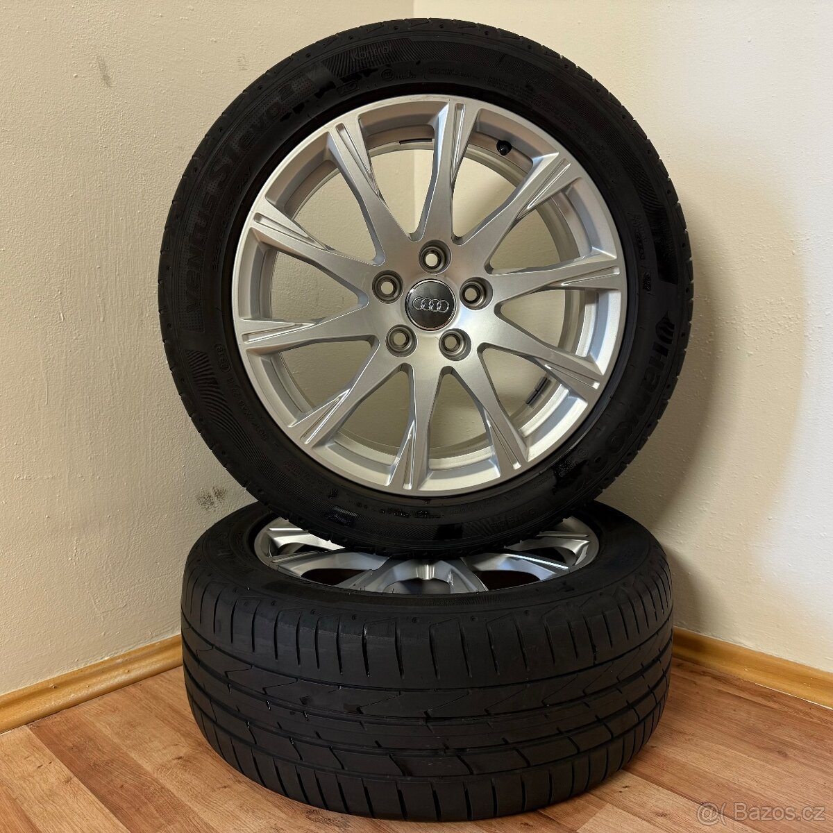 AUDI A4 B9 5x112 R17 ET38+LETNÍ 225/50R17 6/2mm - 8