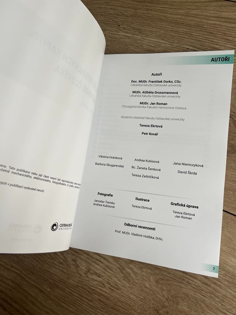 Atlas vybraných kapitol anatomie člověka - 8