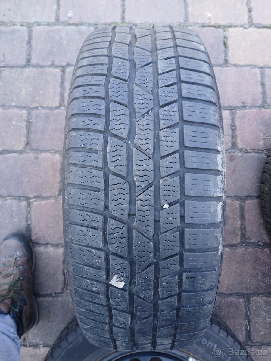 Plechová kola,sada,5x112,ET33,Conti,205/60 R16,2x7,5/2x6mm - 8