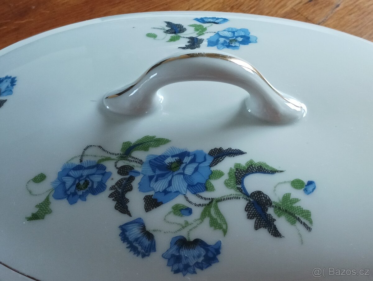 ART DECO PORCELÁNOVÁ TERINA MADESCLAIRE EMILE LIMOGES FRANCE - 8