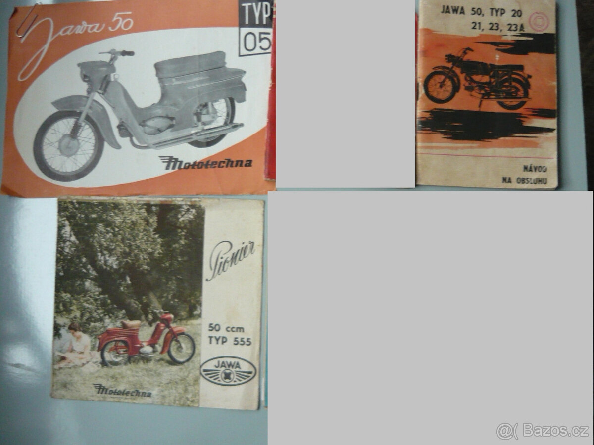 Manuály od motocyklů jawa čz junák pionýr jawa 50 manet 90 - 8