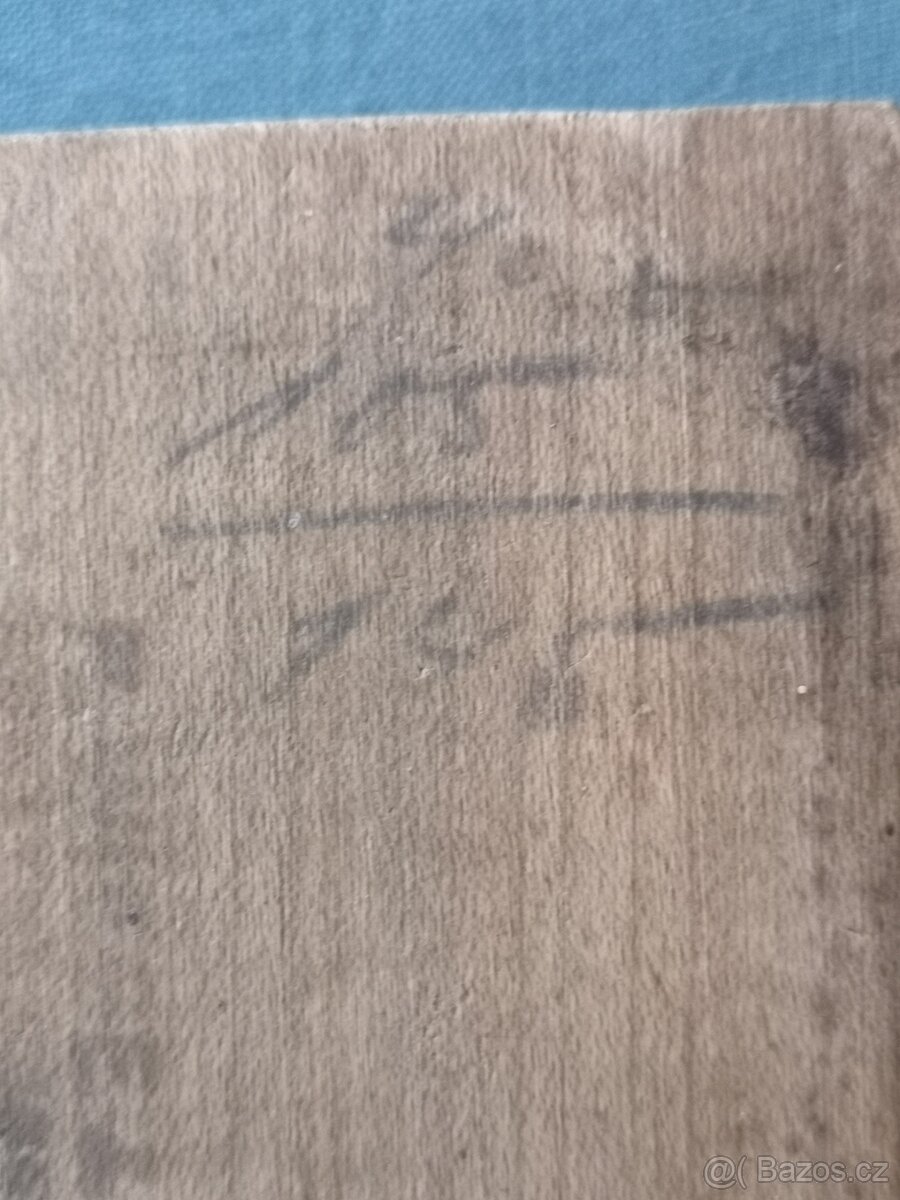 starožitná forma na tisk obuvnická fa A. V. Sedláček LIBEREC - 8