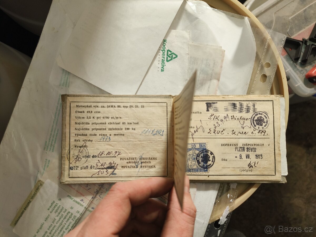 Jawa 50 Pionýr 21 + TP - 8