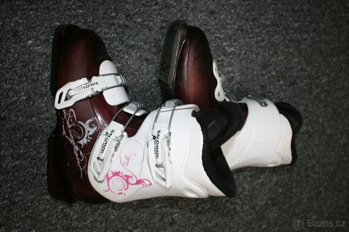 dívcí lyže tecno 120 cm , lyžáky - 8