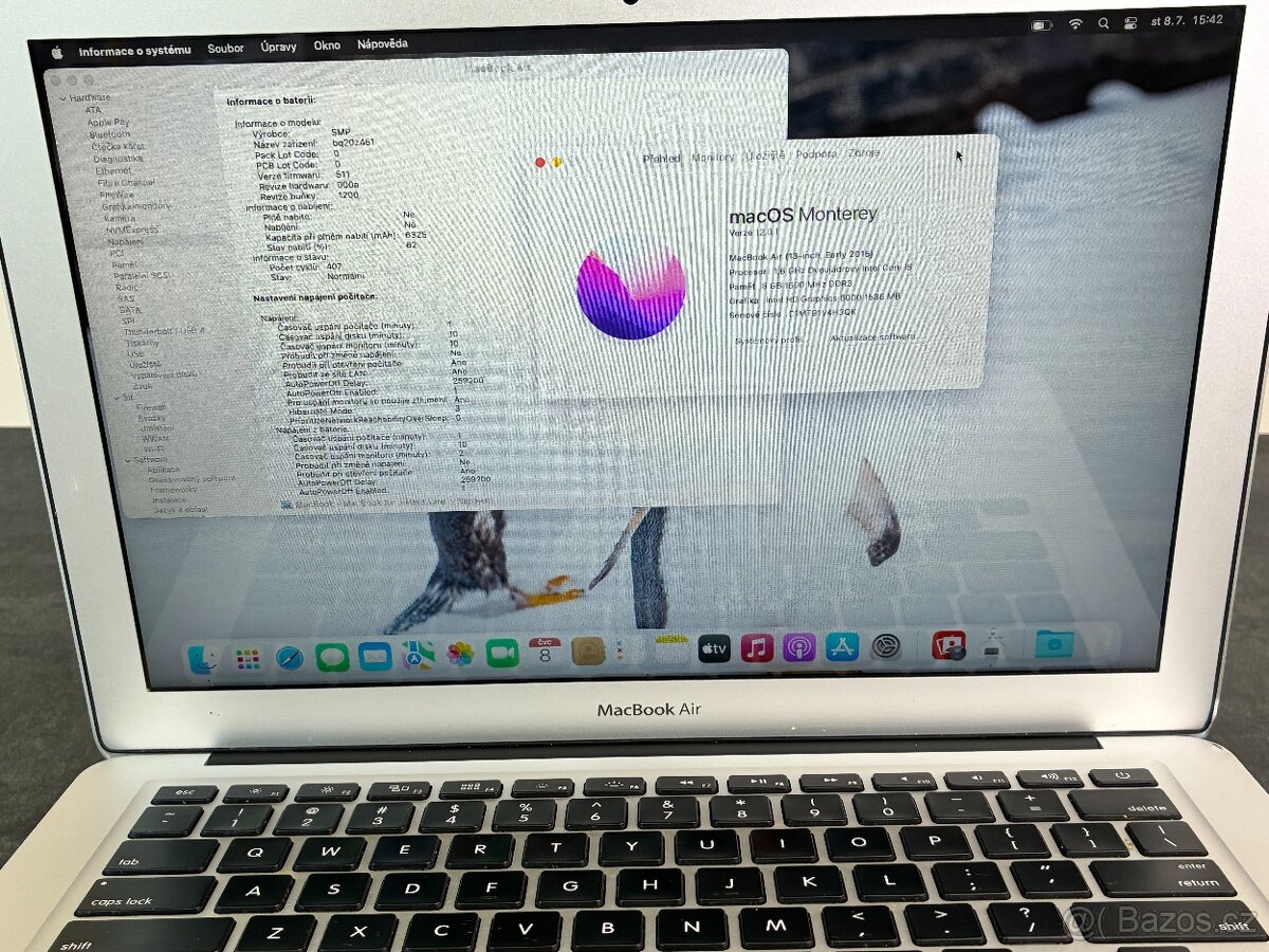 MacBook Air 13'' 2015 / i5 / 8GB / 256GB SSD - DPH - 8