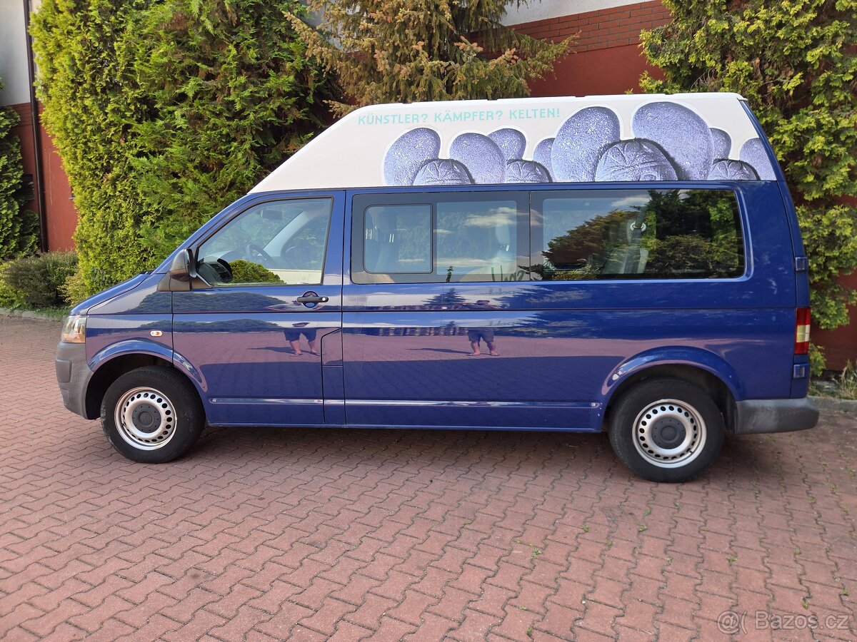 VW T5 Transporter 2.0TDI 103kW,L2H2,tažné,serviska - 8