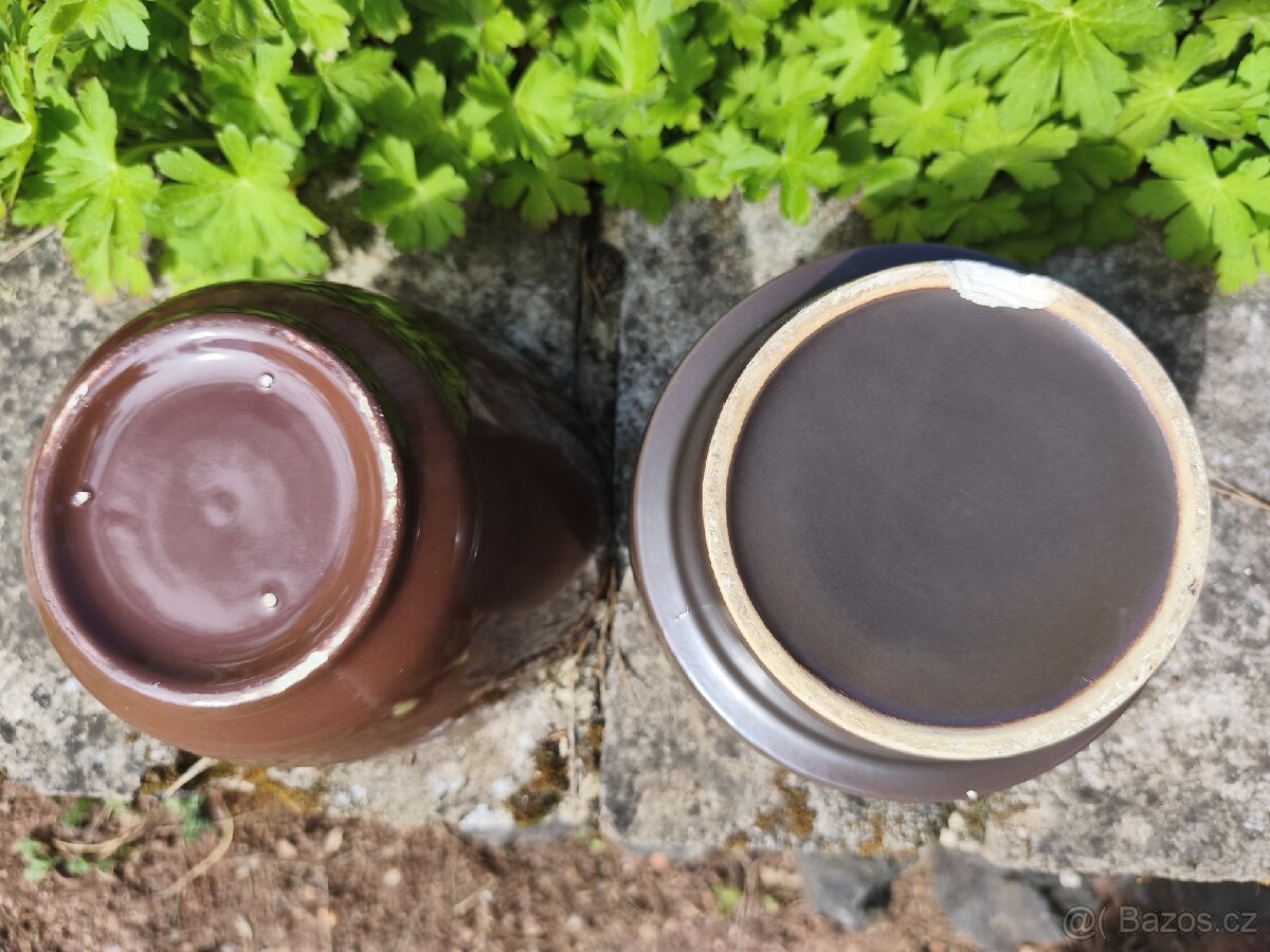 keramické obaly na květináče - různé - 8