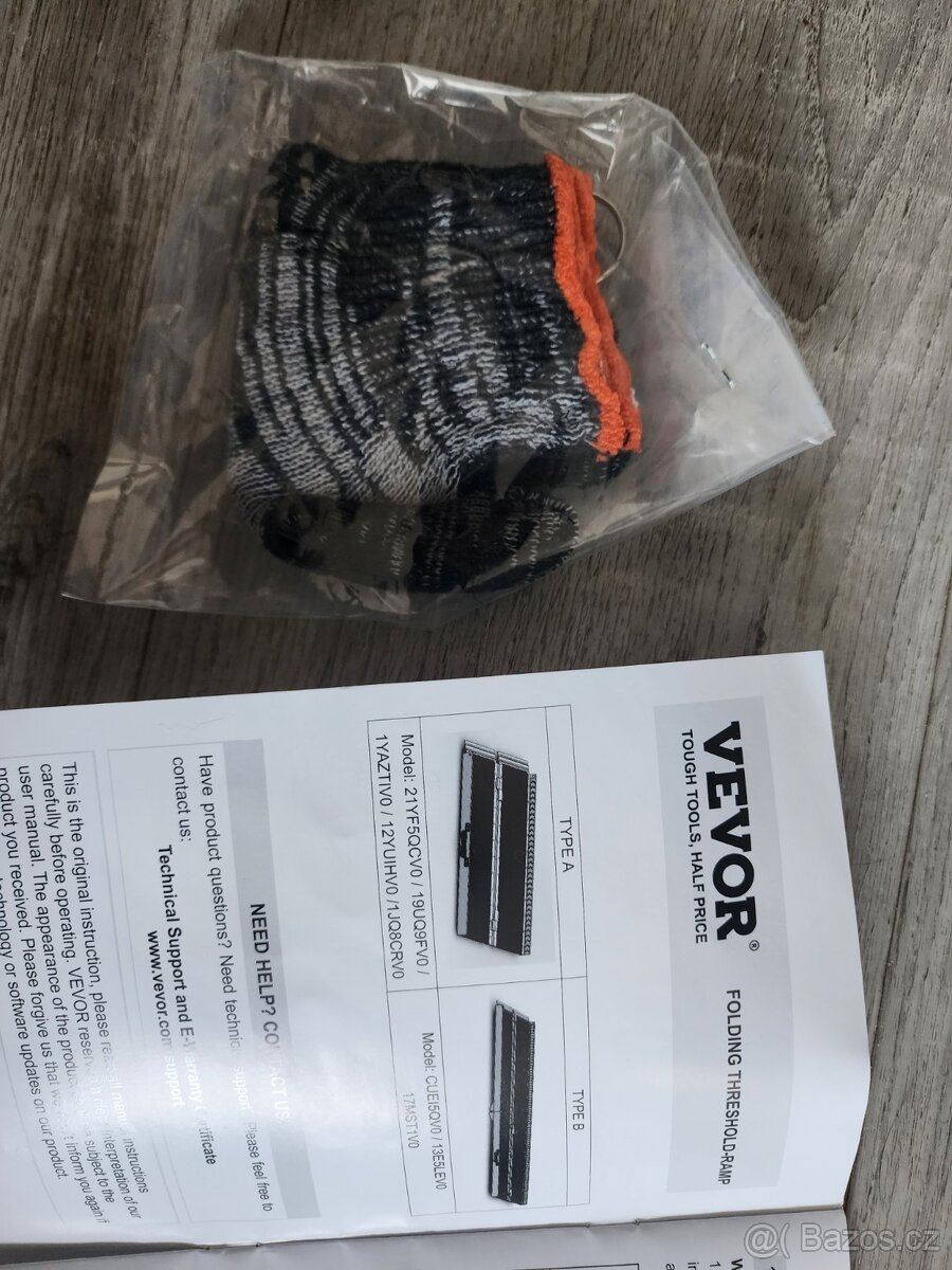 Skládací hliníková nájezdová rampa VEVOR - 8