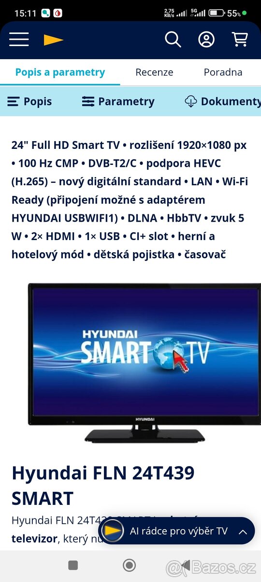 SMART Televize Hyundai 24 - 8