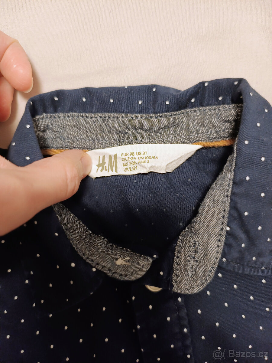 Košile a svetr H&M vel.98 - 8